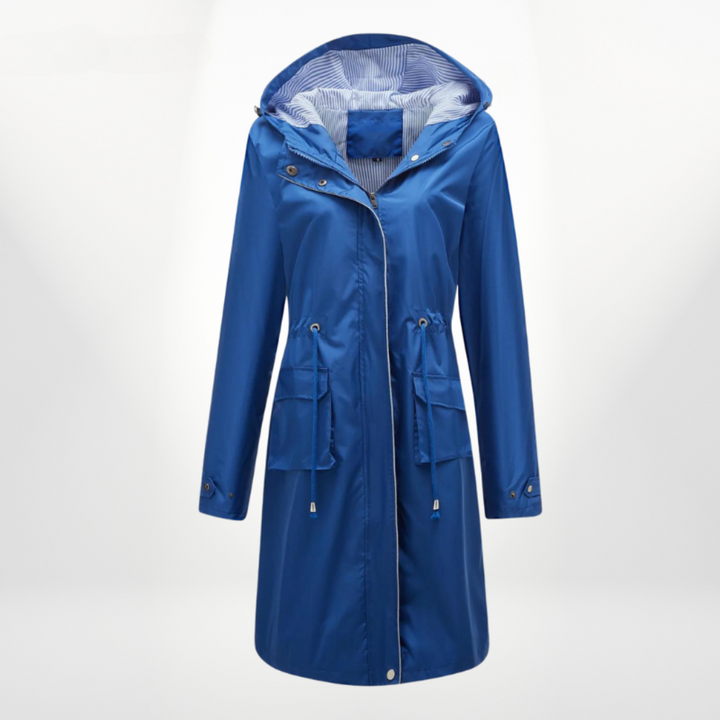 Julia | Waterproof hooded trench coat 0