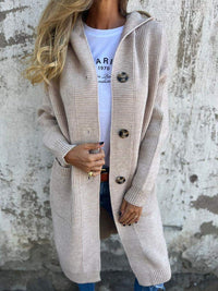 Olivia | Elegant Long Knit Cardigan