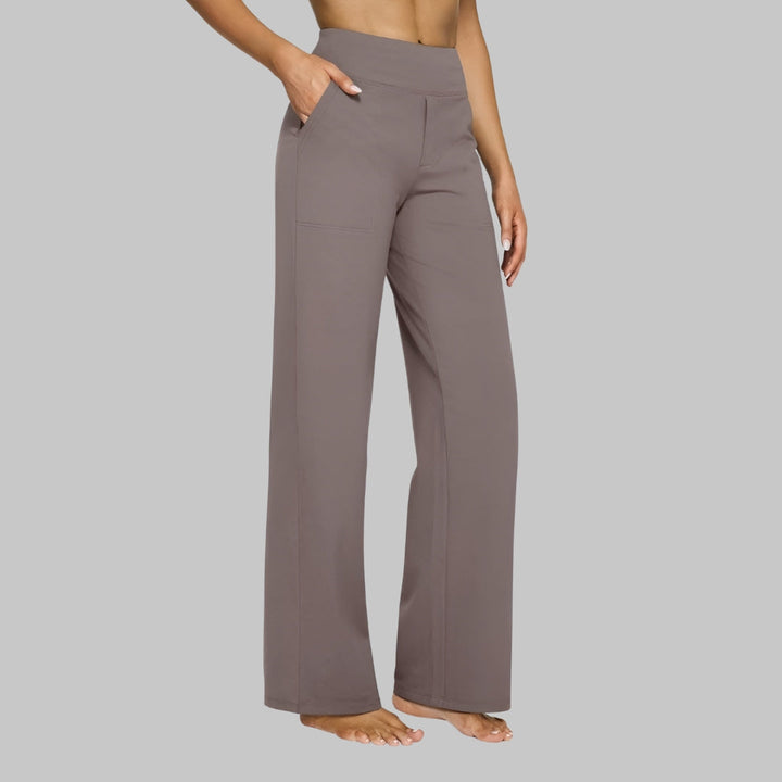 Klara | Comfortable Wide Leg Pants – Soft & Versatile Women's Trousers in Black 0
