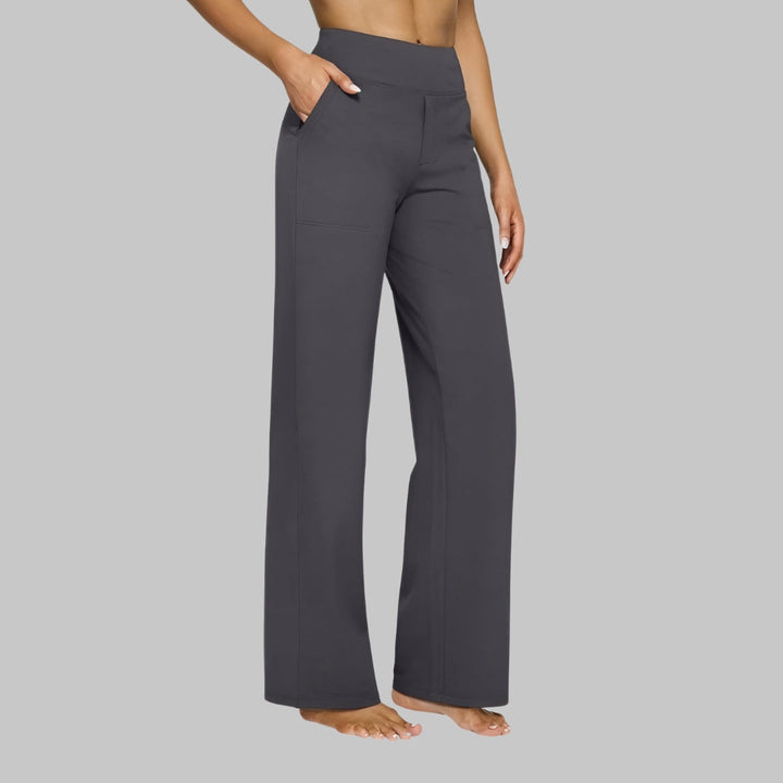 Klara | Comfortable Wide Leg Pants – Soft & Versatile Women's Trousers in Black 2