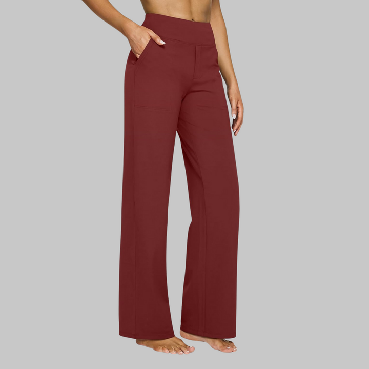 Klara | Comfortable Wide Leg Pants – Soft & Versatile Women's Trousers in Black 6