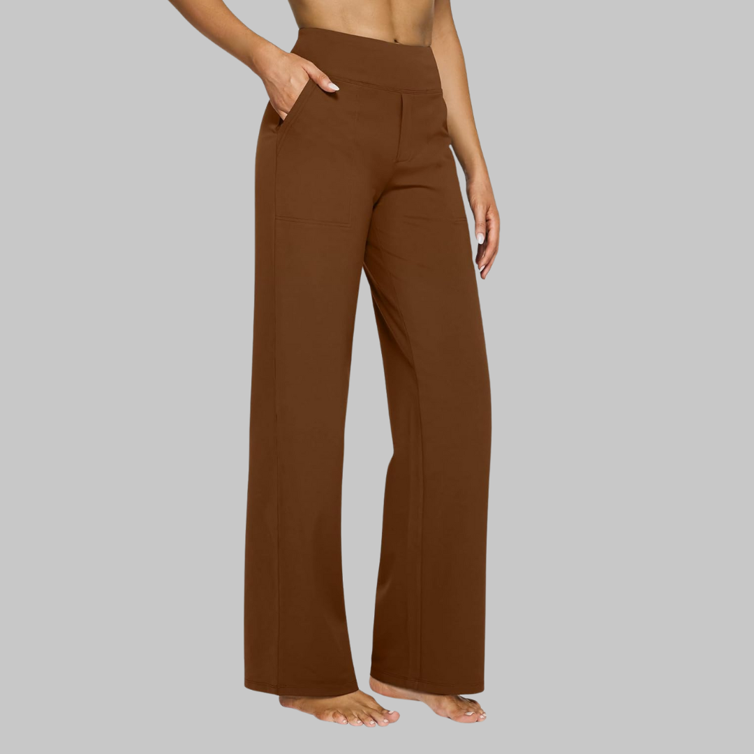 Klara | Comfortable Wide Leg Pants – Soft & Versatile Women's Trousers in Black 8