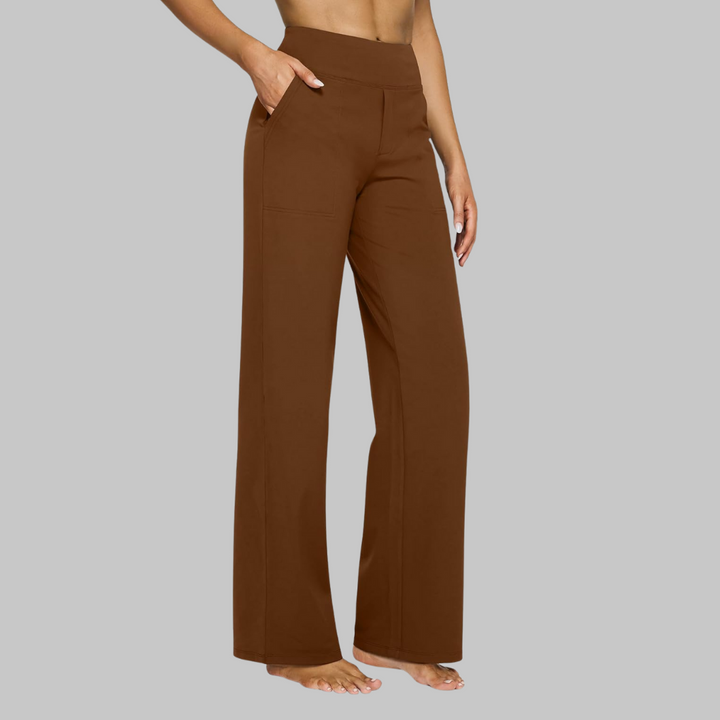 Klara | Comfortable Wide Leg Pants – Soft & Versatile Women's Trousers in Black 8