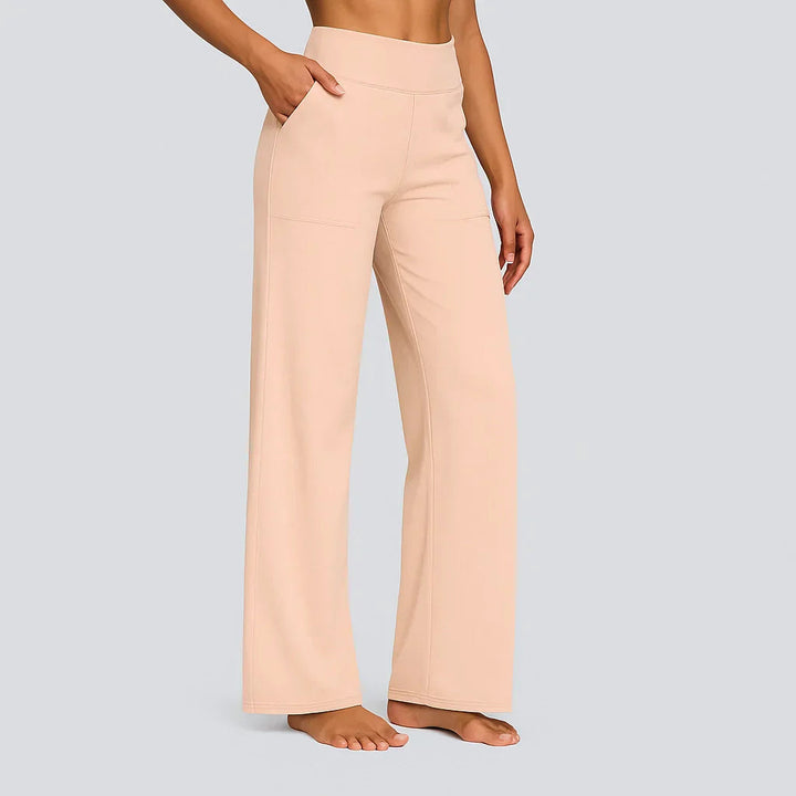 Klara | Comfortable Wide Leg Pants – Soft & Versatile Women's Trousers in Black 9