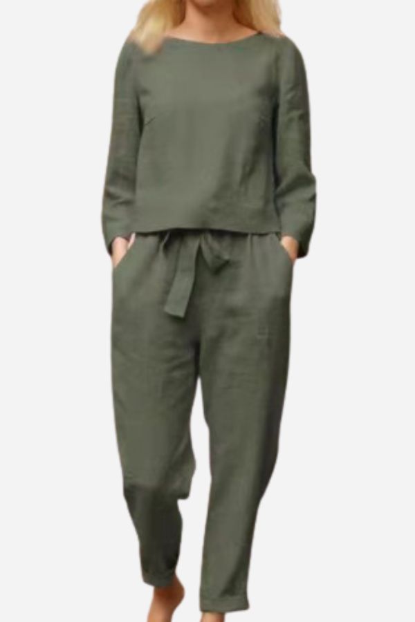 Lauren | Two Piece Set for Women - Linen Co Ord Set 9