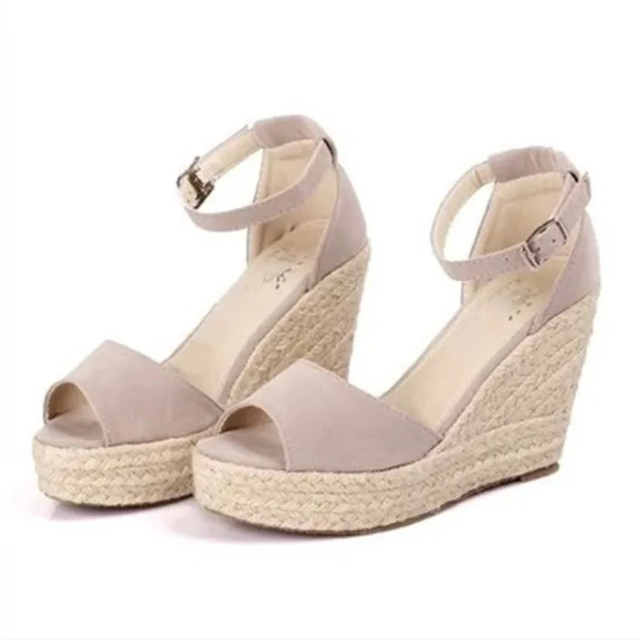 Layla | Wedge Sandals for Women - Chic Peep Toe Wedge Heels 3