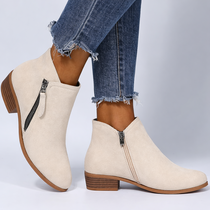 Lea | Chic and Elegant Low-Heel Ankle Boots 3