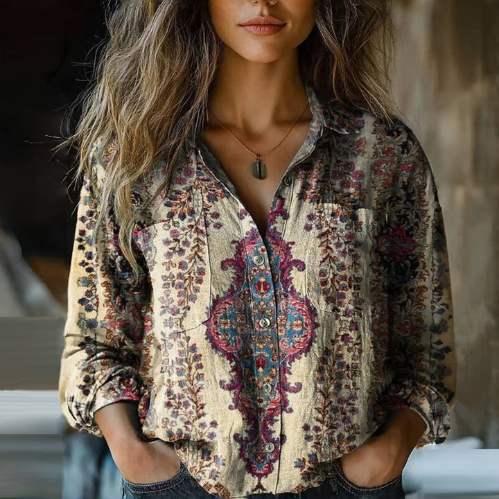 Leith | Floral Print Vintage Blouse 2