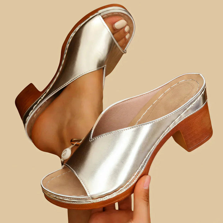 Lena | Orthopedic Block Heel Sandals for Everyday Elegance 1