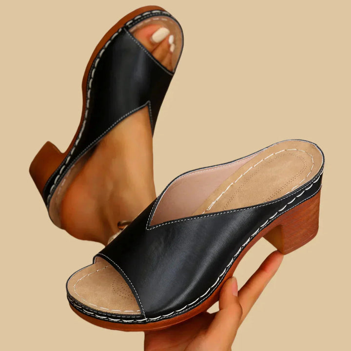 Lena | Orthopedic Block Heel Sandals for Everyday Elegance 4