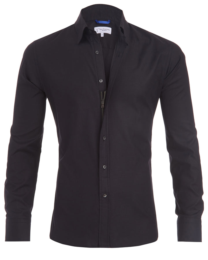 Levi | Men's Zip Fit Shirt – Tailored Comfort, Hidden Zipper Design 10