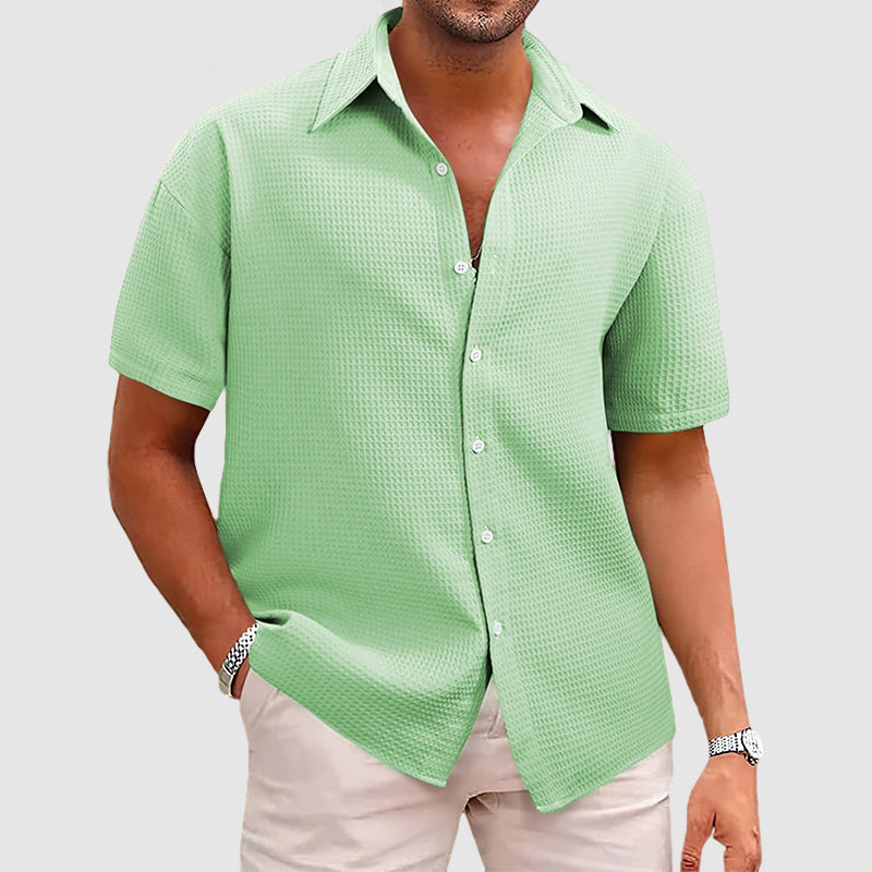 Levi | Waffle knit breathable relaxation shirt 3