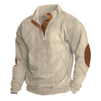 Miles | Classic Henley Knit Sweater
