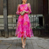 Luna | Casual and Lightweight Chiffon Floral Wedding Guest Dress