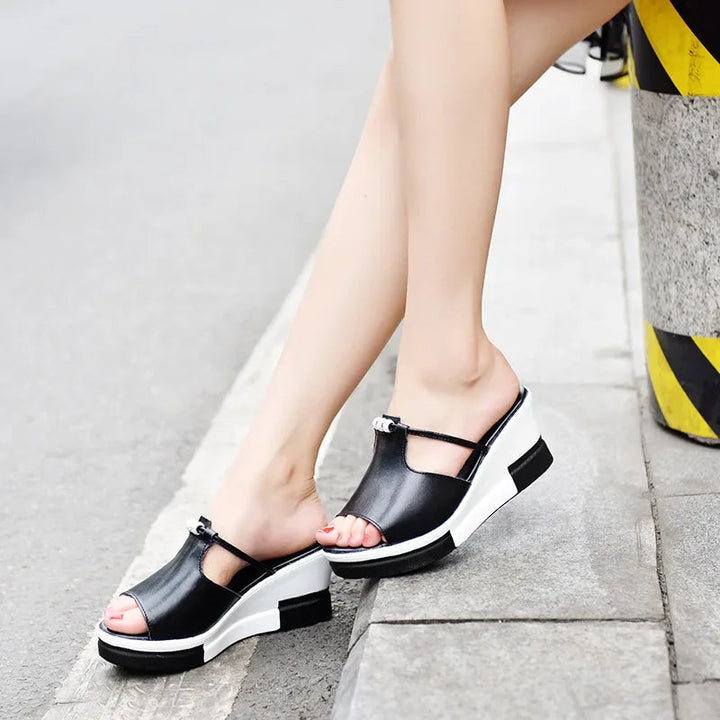 Lily | Elegant Supportive Orthopedic Wedge Sandals 2