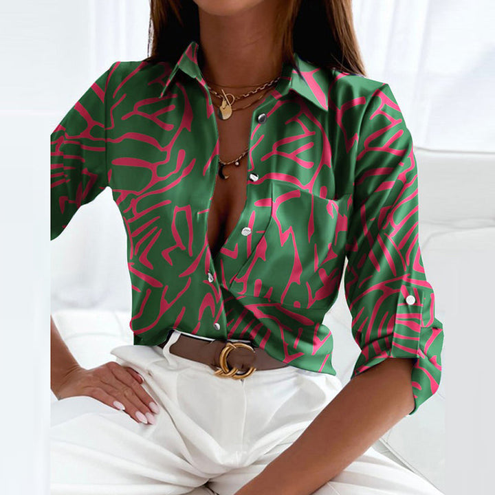 Lisa | Elegant and Sophisticated Turn-Down Collar Shirts 9