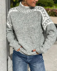 Isabella | Warm & Comfortable Double-Knit Waffle Sweater