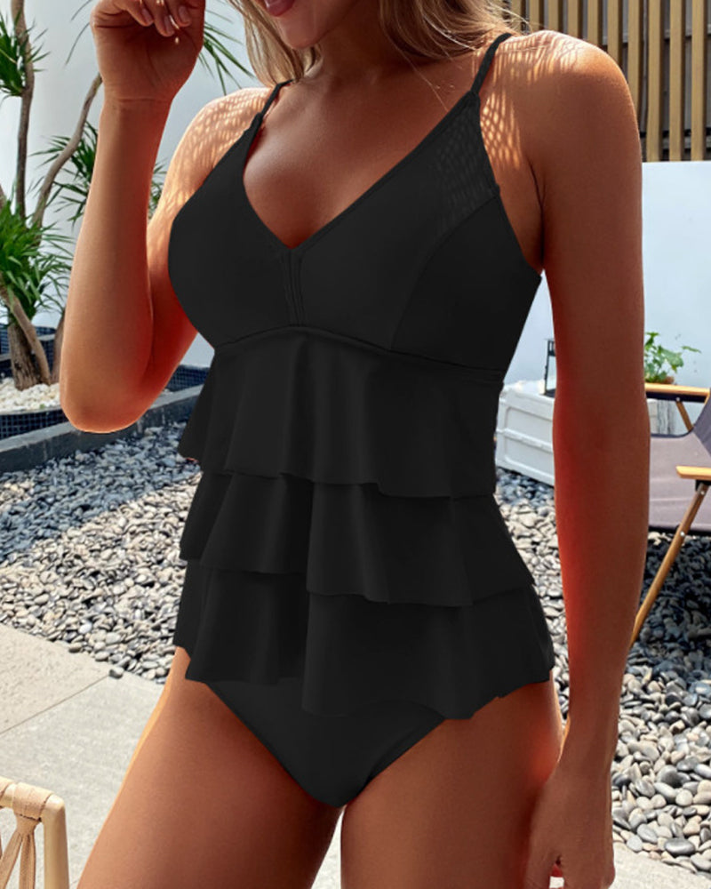 Livia | Elegant Ruffled One Piece Swimsuit – Flattering & Comfortable Swimwear for Women 3