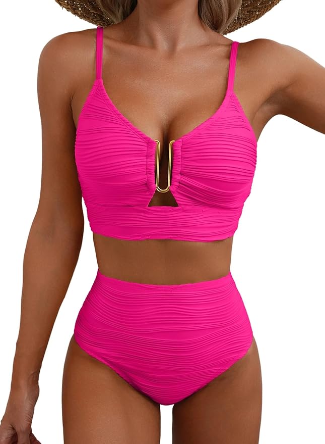 Livia | High Waisted Bikini Womens Bathing Suits Comfortable Fit Swimwear for Women 10