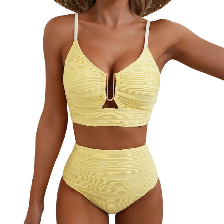Livia | High Waisted Bikini Womens Bathing Suits Comfortable Fit Swimwear for Women 17