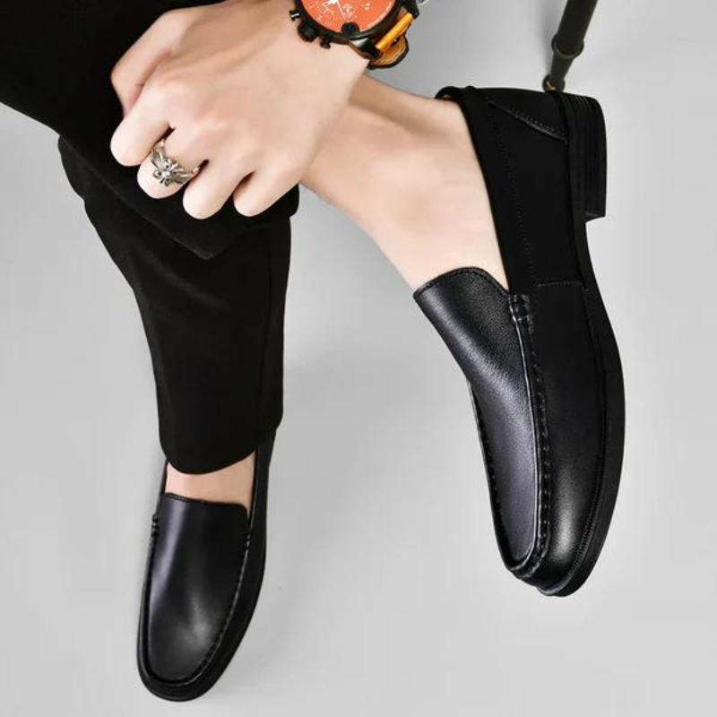Lorenzo | Italian Style classic leather loafers 7