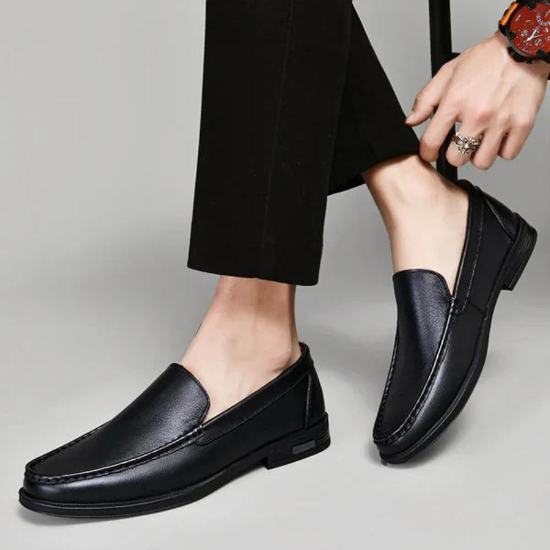 Lorenzo | Italian Style classic leather loafers 8