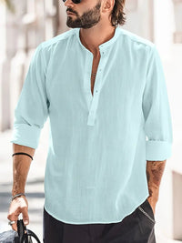 Soren| Camicia in Lino con Scollo a Barca Senza Tempo