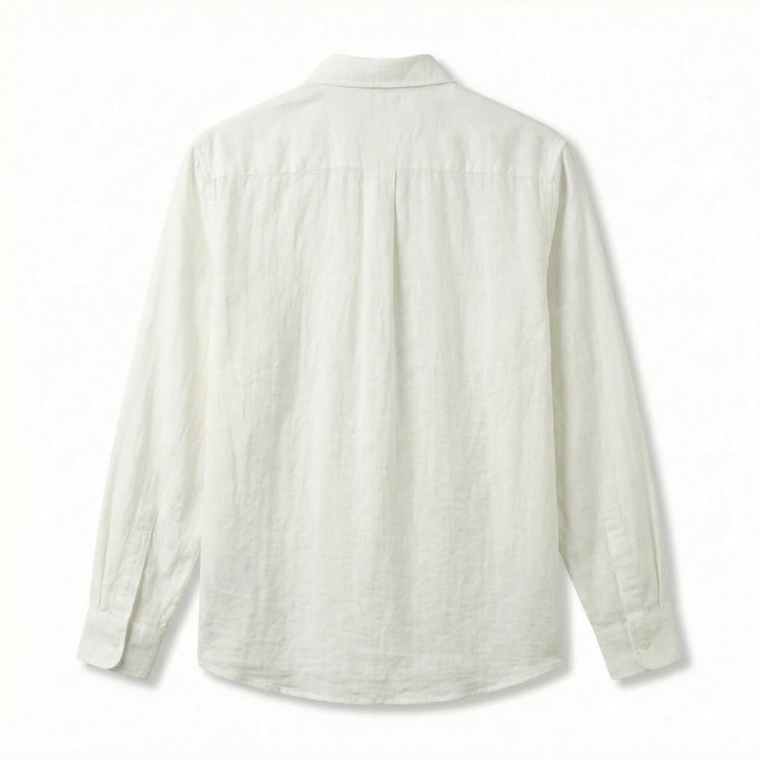 Luca | Relaxed Fit, Breathable Men's Dress Shirt in Premium Linen 5