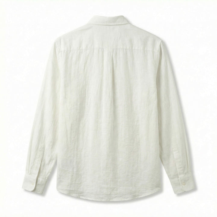 Luca | Relaxed Fit, Breathable Men's Dress Shirt in Premium Linen 5