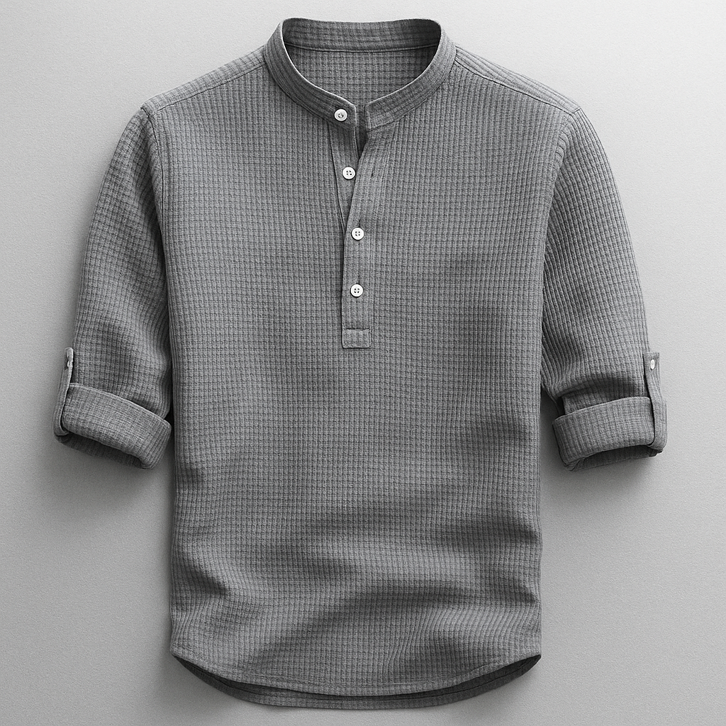 Lukas | Elegant And Structured Long Sleeve Premium Cotton Shirt 2
