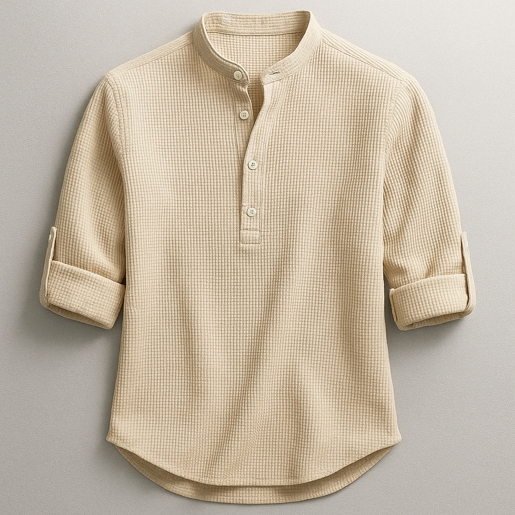 Lukas | Elegant And Structured Long Sleeve Premium Cotton Shirt 3