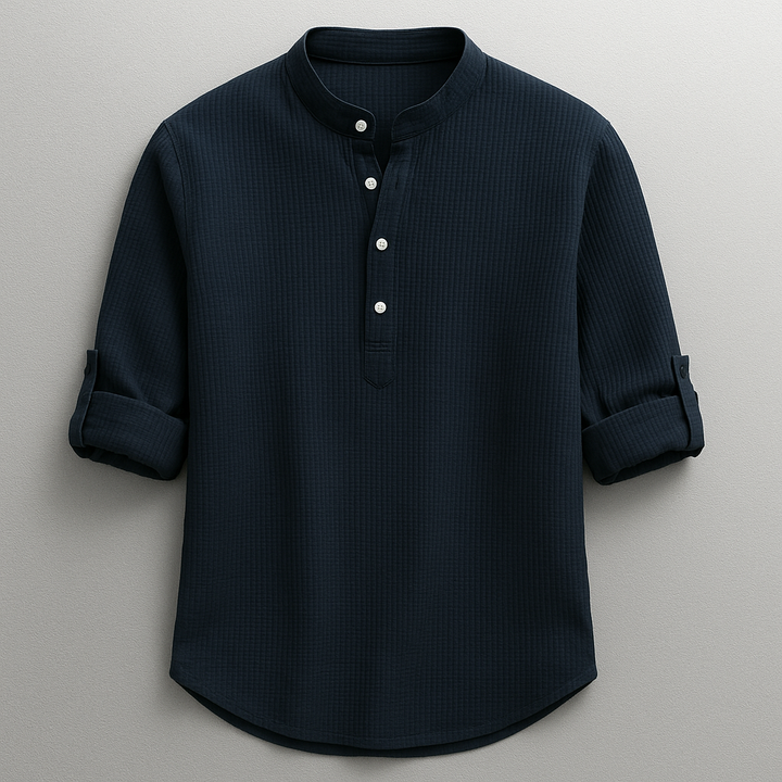 Lukas | Elegant And Structured Long Sleeve Premium Cotton Shirt 5