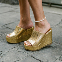Linda | Radiant Height and Comfortable Wedge Sandals