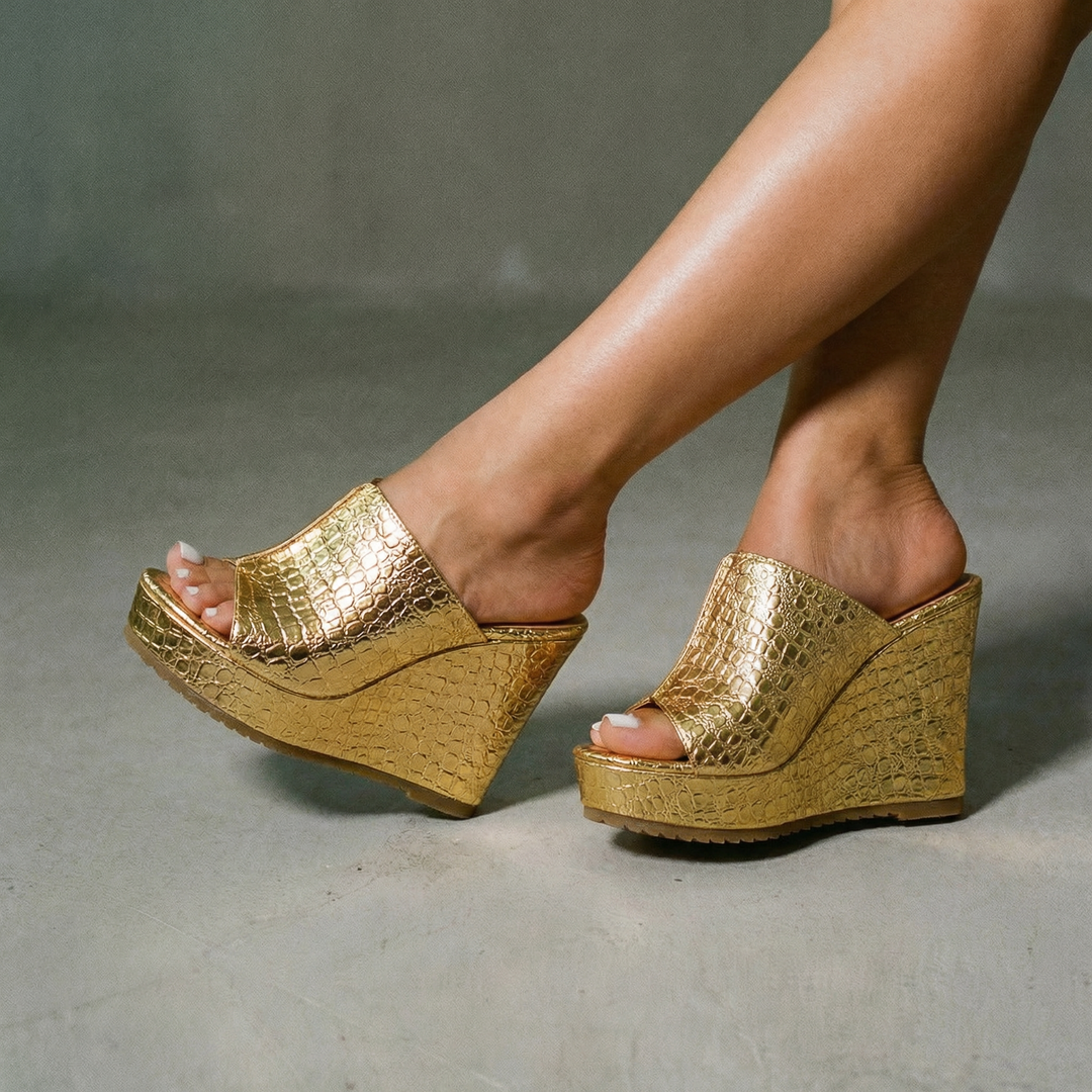 Luna | Elegant And Sophisticated Wedge Sandals 1