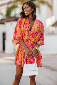 Maya | Chic Bohemian Tropical Mini Dress