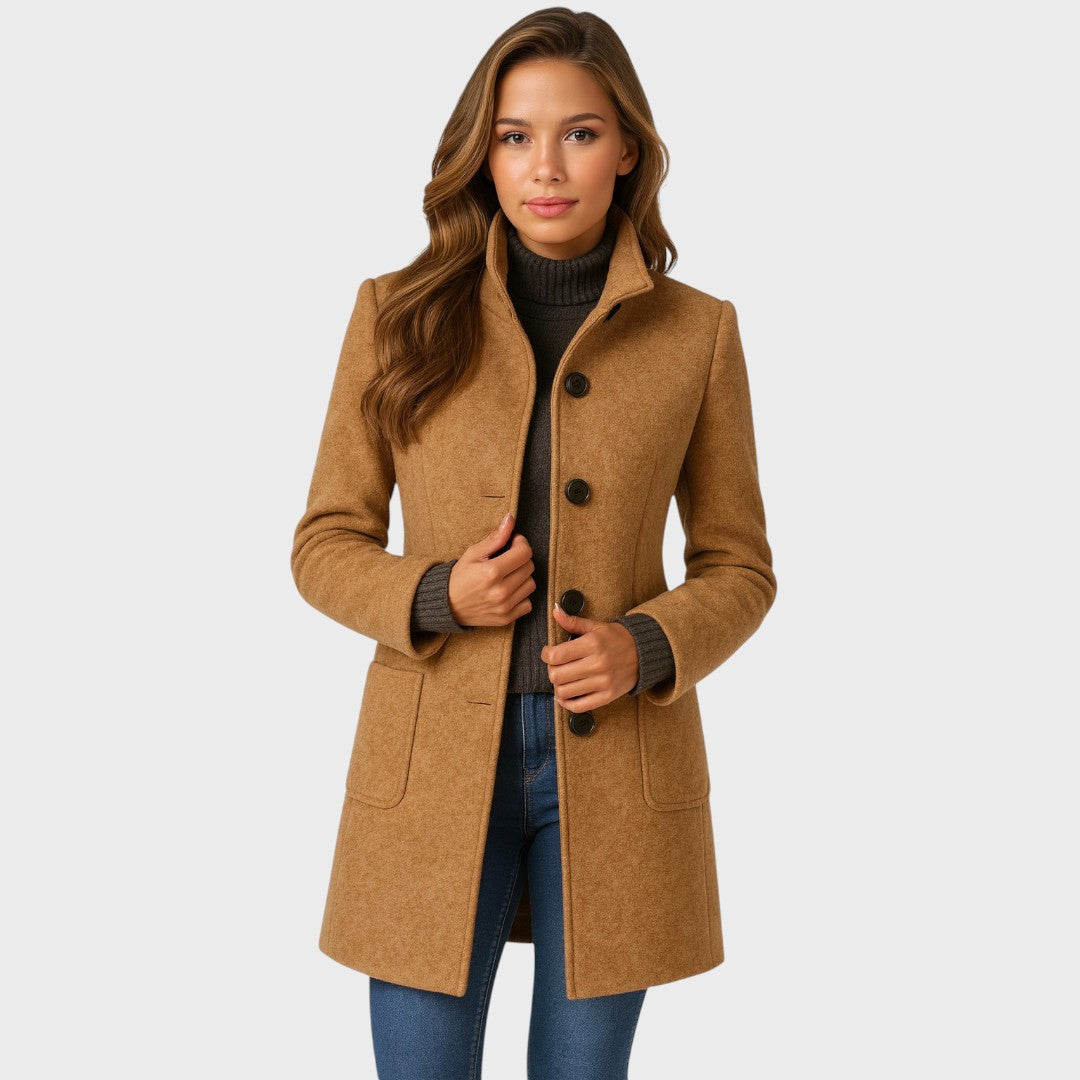 Maddison | Elegant, Warm Women’s Wool Trench Coat for Winter 0