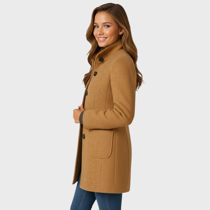 Maddison | Elegant, Warm Women’s Wool Trench Coat for Winter 2