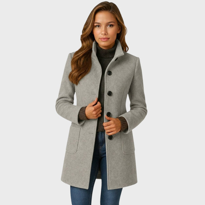 Maddison | Elegant, Warm Women’s Wool Trench Coat for Winter 3