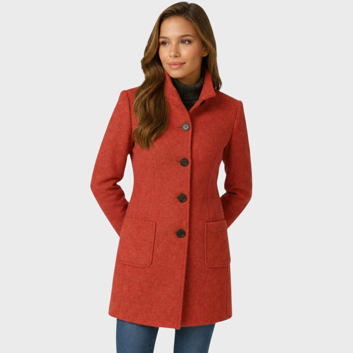 Maddison | Elegant, Warm Women’s Wool Trench Coat for Winter 5