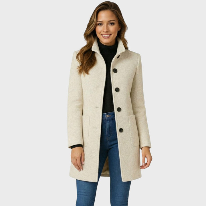 Maddison | Elegant, Warm Women’s Wool Trench Coat for Winter 6