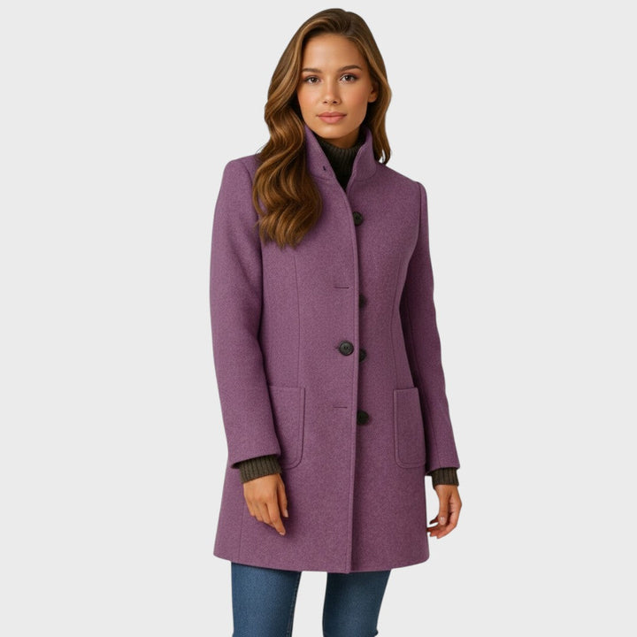 Maddison | Elegant, Warm Women’s Wool Trench Coat for Winter 7