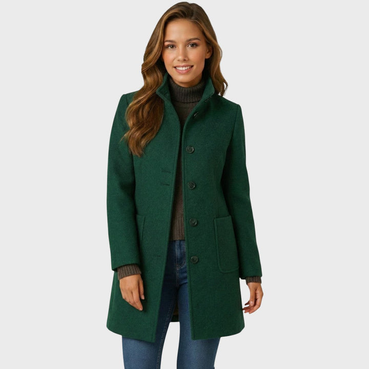Maddison | Elegant, Warm Women’s Wool Trench Coat for Winter 8