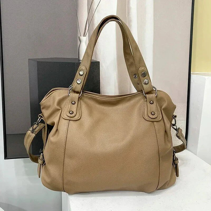 Madeline | Large Capacity Leather Tote Bag 2