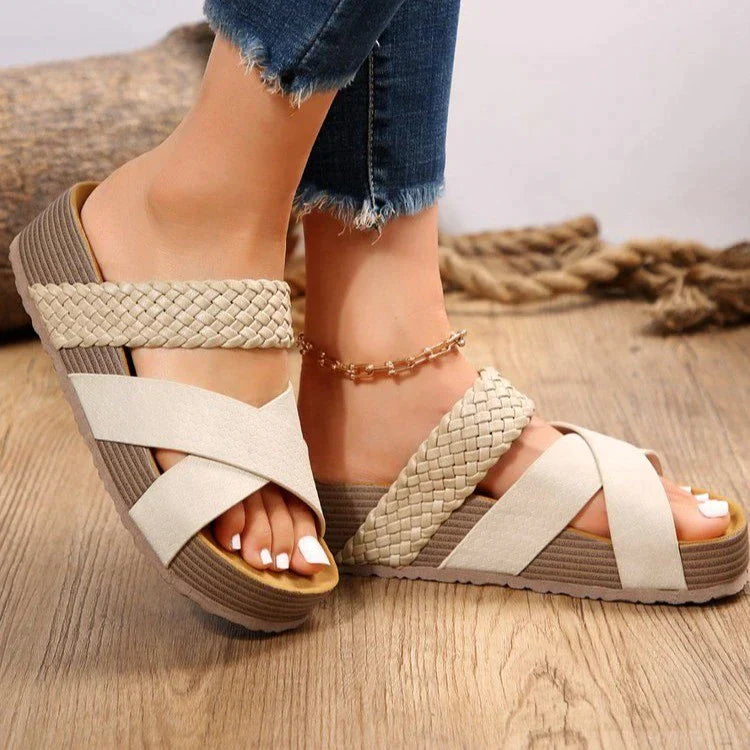 Madeline | Orthopedic Elegant Low Heel Sandals 2