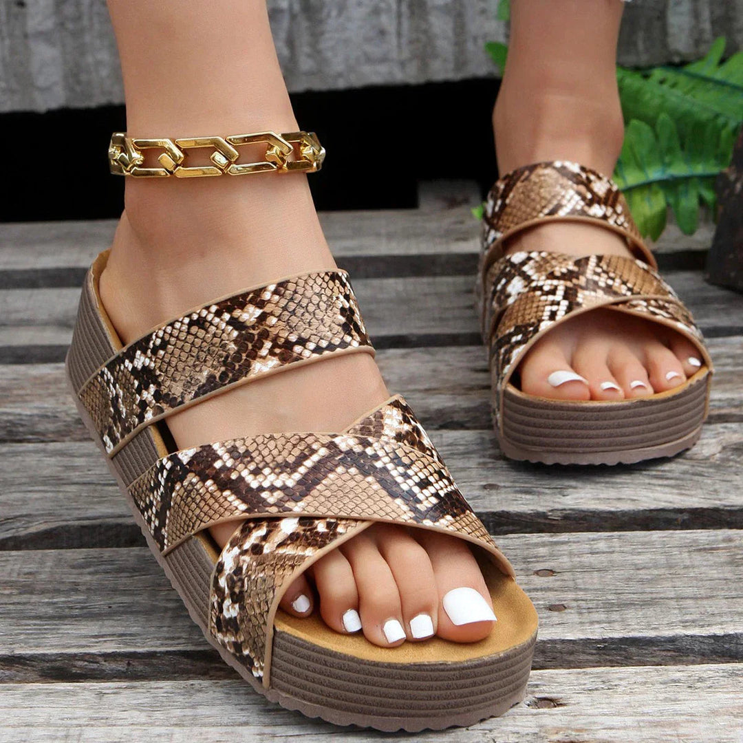 Madeline | Orthopedic Elegant Low Heel Sandals 3