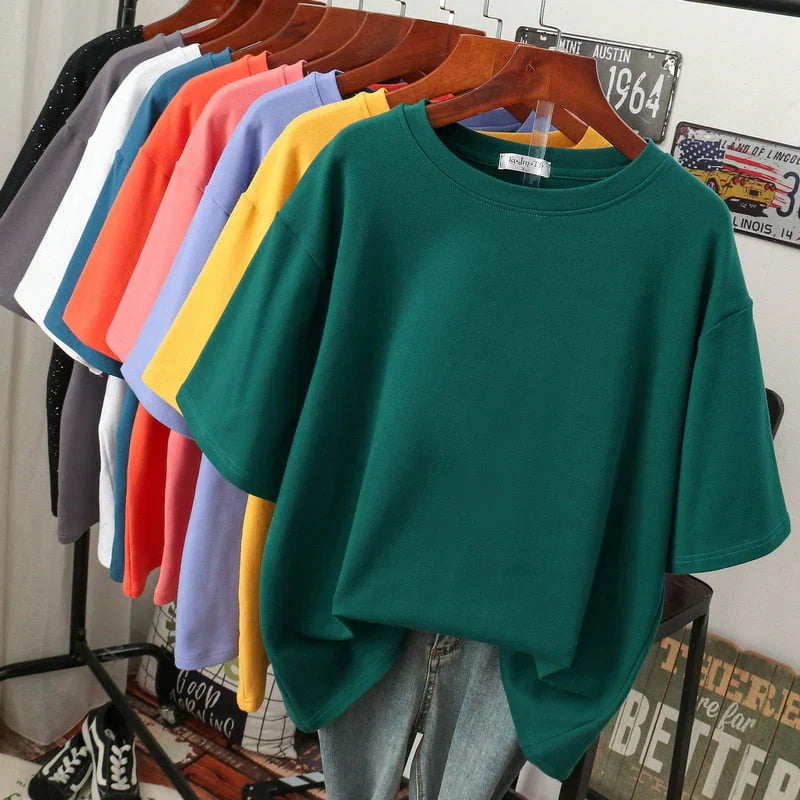 Madison | Oversized T Shirt – Soft Cotton Blend, Casual Fit 11