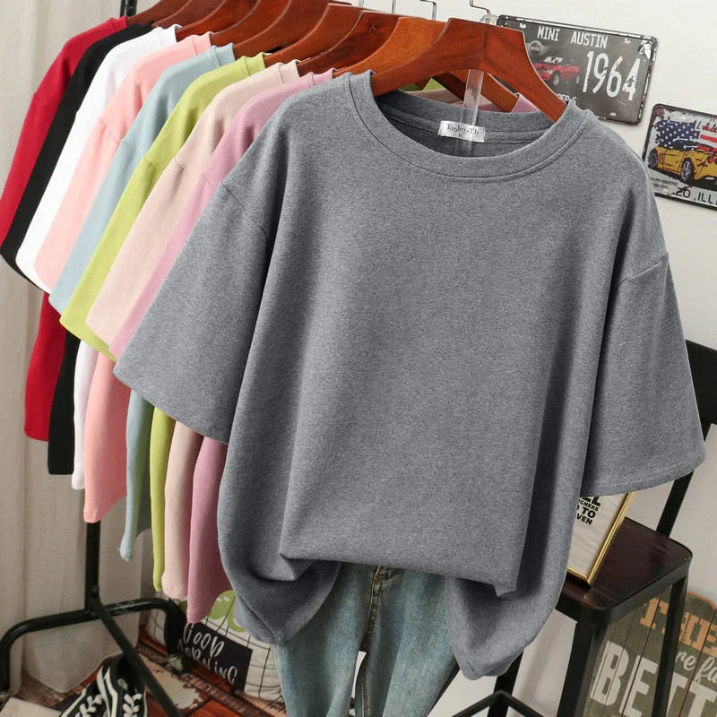 Madison | Oversized T Shirt – Soft Cotton Blend, Casual Fit 13
