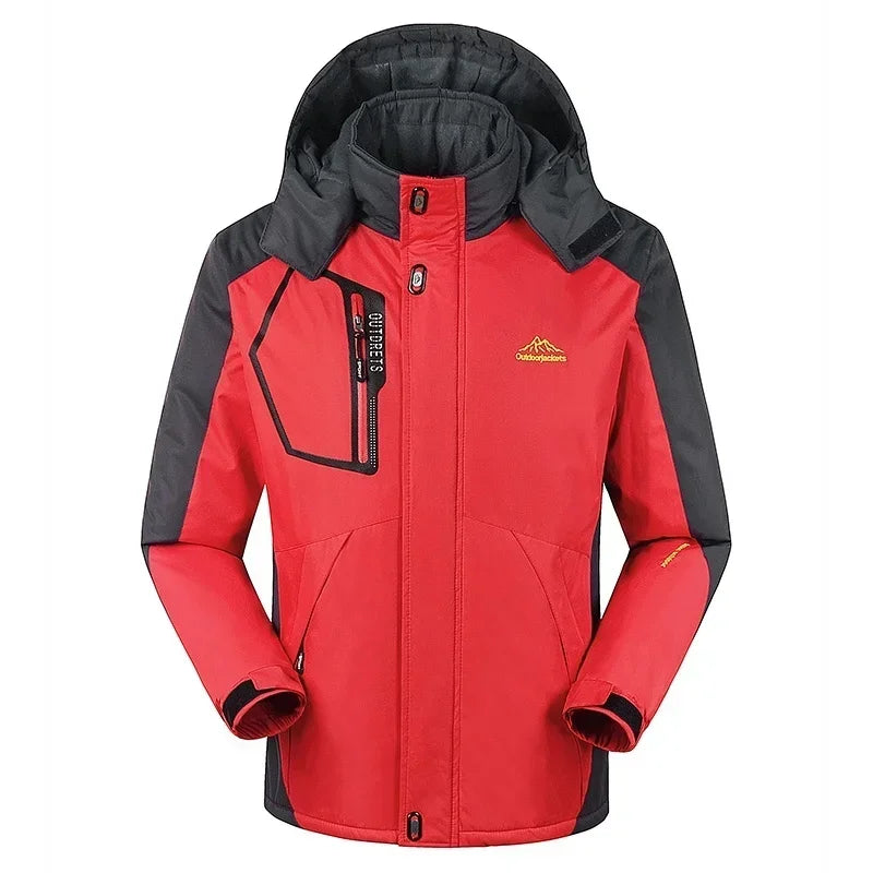 Maik | Water repellent and warm perfect ski jacket with hood 1