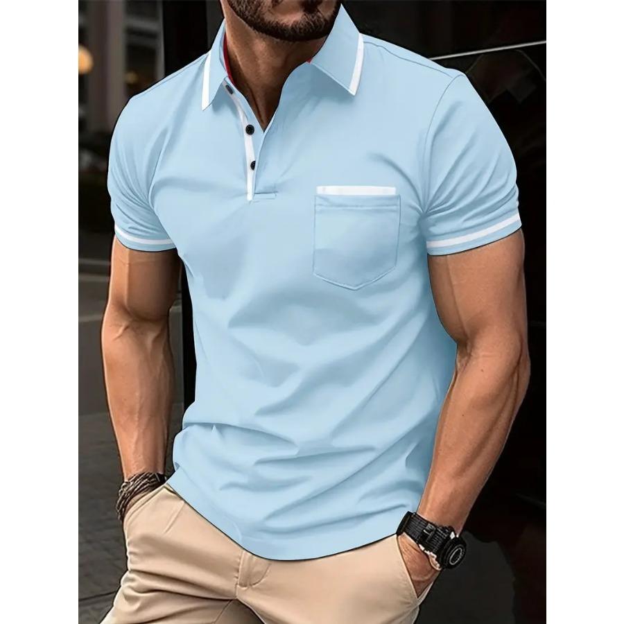 Maison | Timeless Slim Fit with Contrast Trims  Polo Shirt 1