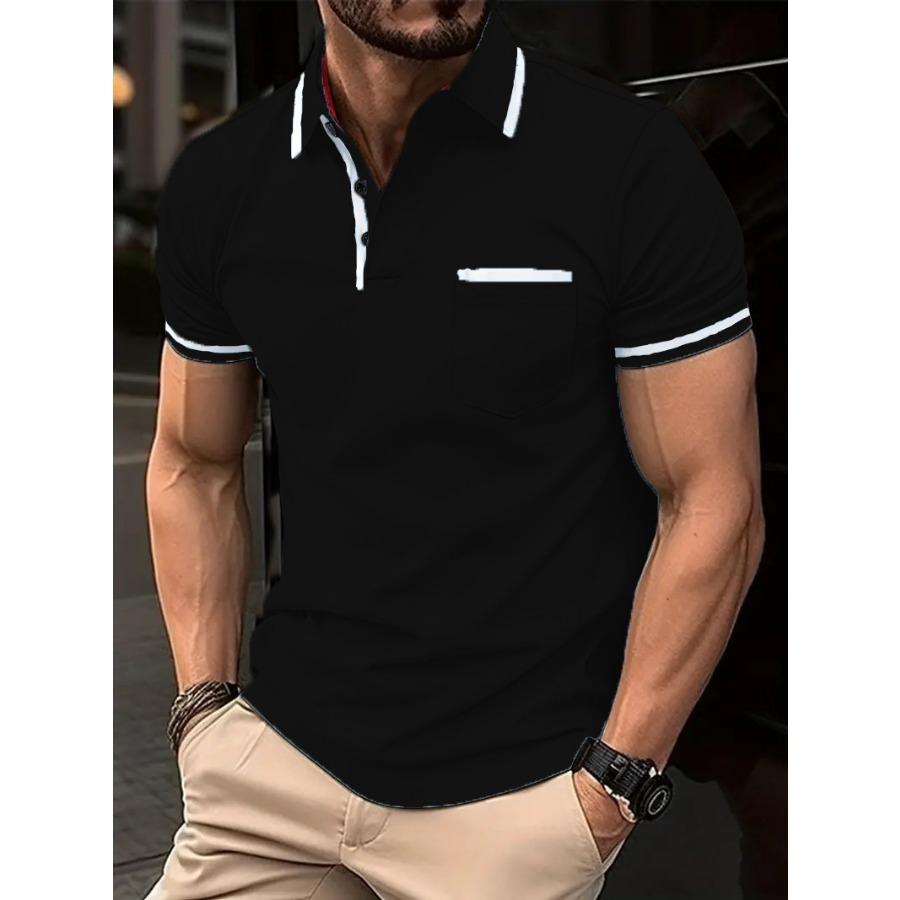Maison | Timeless Slim Fit with Contrast Trims  Polo Shirt 3